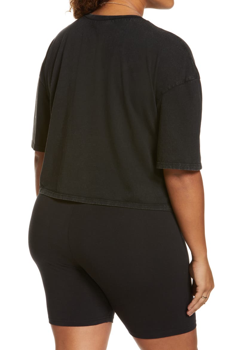 Cool Girl Crop T-Shirt, Alternate, color, BLACK