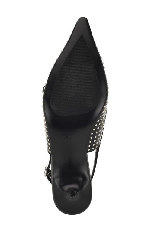 Nine West Ashlea Slingback Pointed Toe Pump In Black