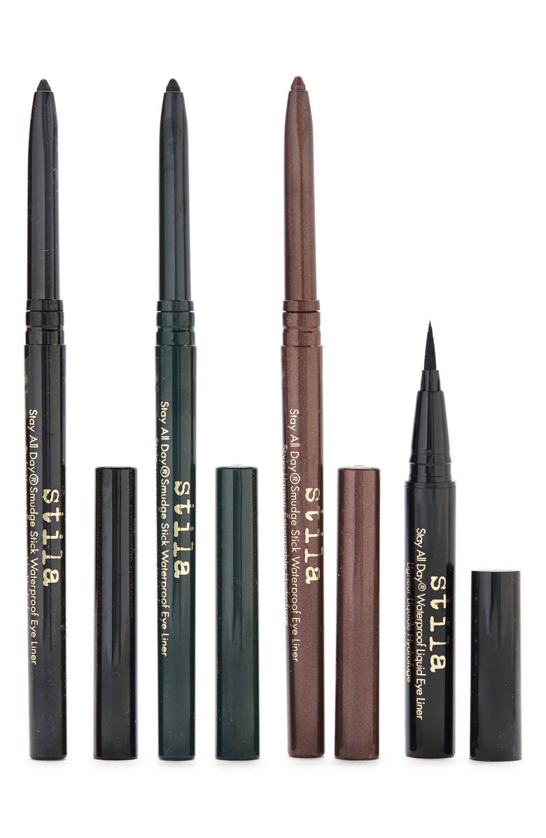 Stila Eye-Conic Liners Stay All Day<sup>®</sup> Smudge Stick & Liquid Eye Liner Set, Main, color,