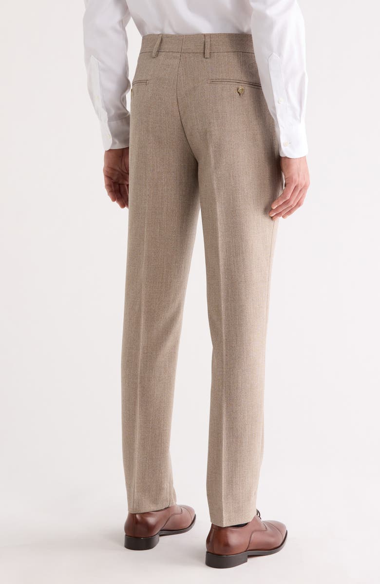 Tahari Slim Fit Dress Pants, Alternate, color, Beige