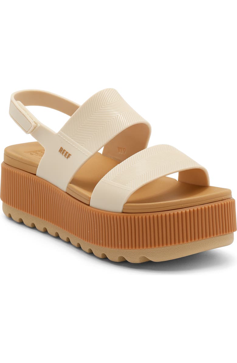 Reef Water Vista Waterproof Platform Slingback Sandal, Main, color, Vintage/ Tan