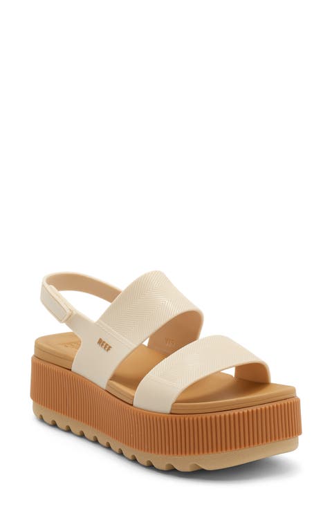 Water Vista Waterproof Platform Slingback Sandal (Women)