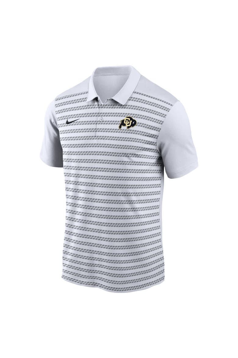 Men's Nike Black Colorado Buffaloes 2024 Early Season Coaches Sideline Polo, Main, color, White