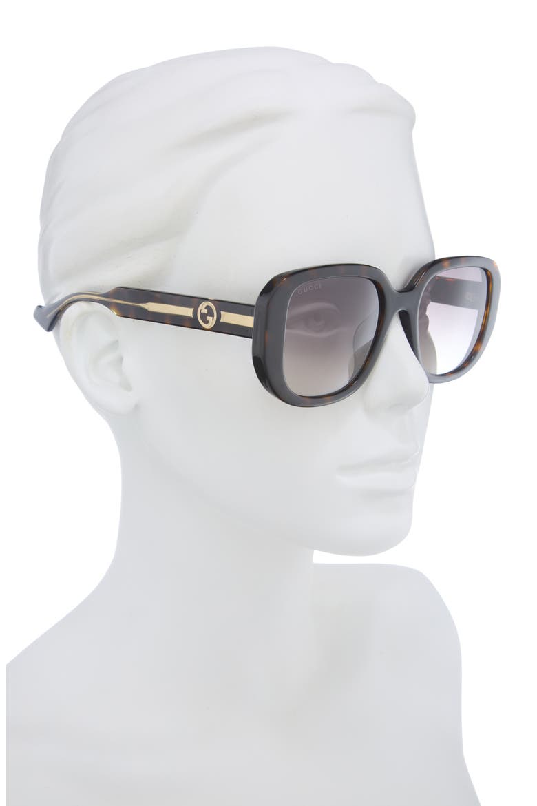 58mm Round Sunglasses, Alternate, color, HAVANA CRYSTAL BROWN