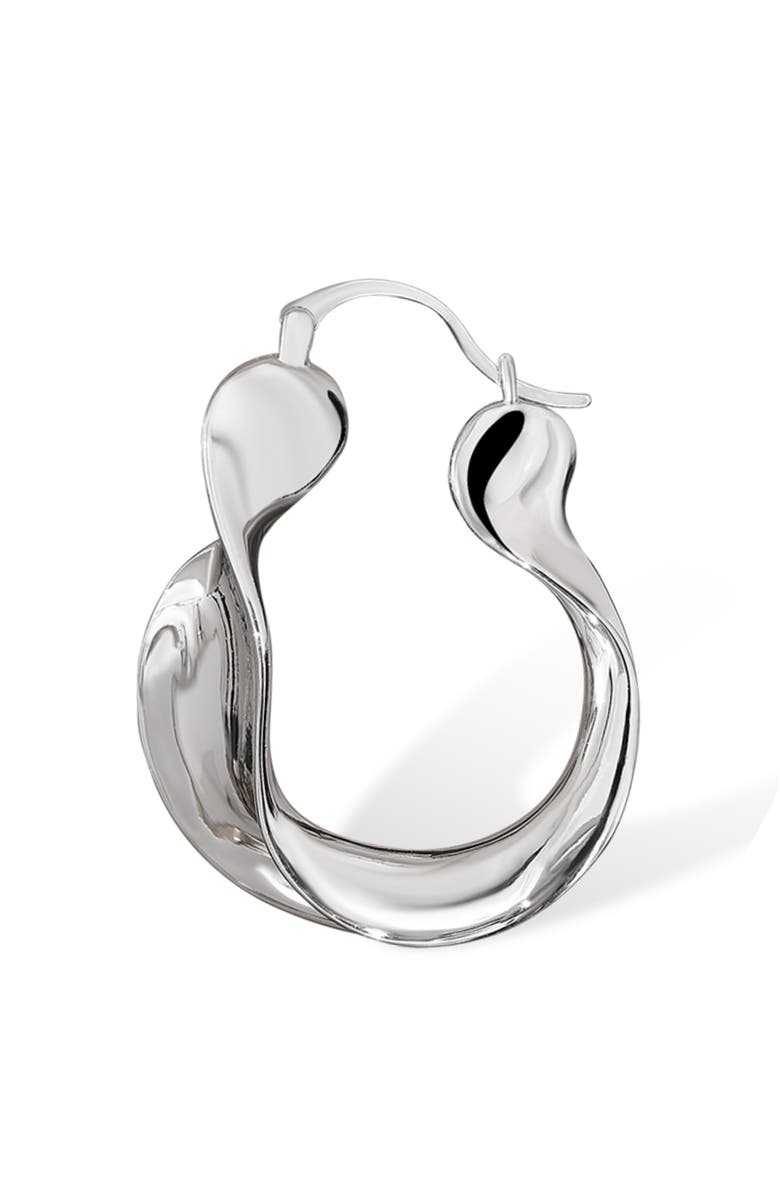RETRO CHIC Breeze Silver Earrings, Alternate, color, Silver