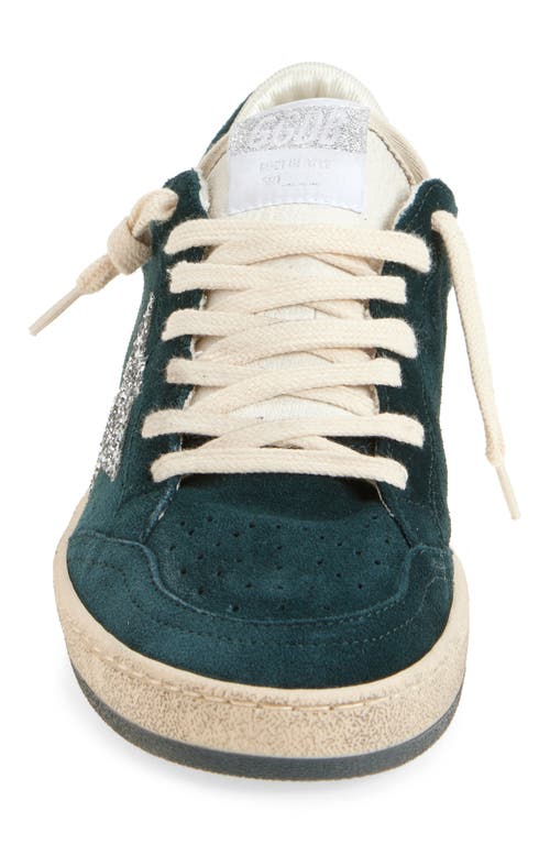 Golden Goose Ball Star Sneakers In Magical Forest/white/silver