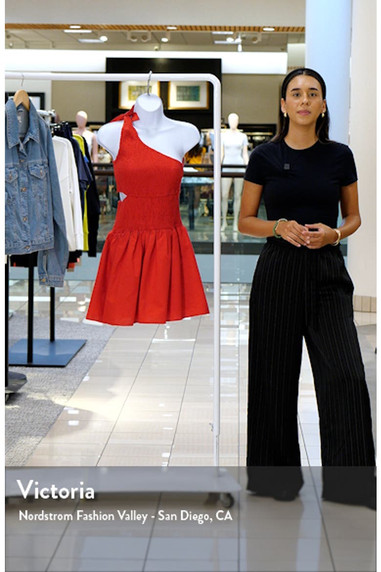Allison One-Shoulder Cotton Minidress video