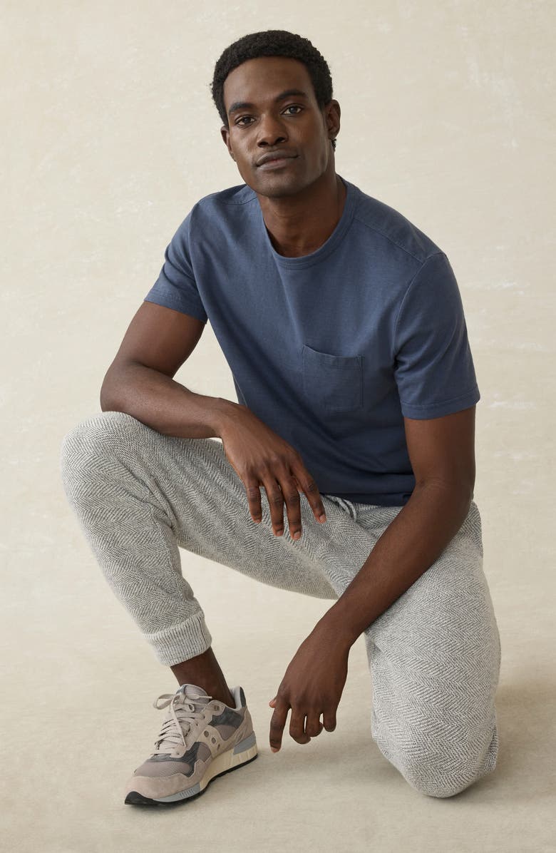 Faherty Whitewater Organic Cotton Blend Sweatpants, Alternate, color, 