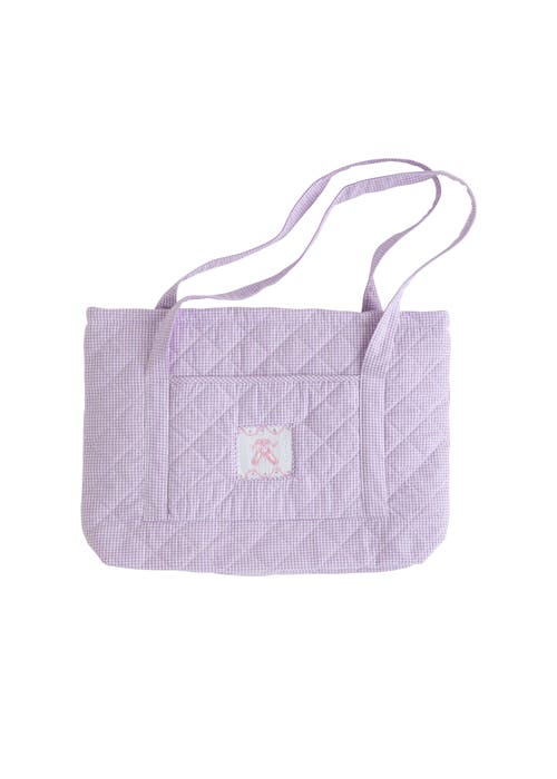 Little English Quilted Tote Bag in Ballet at Nordstrom