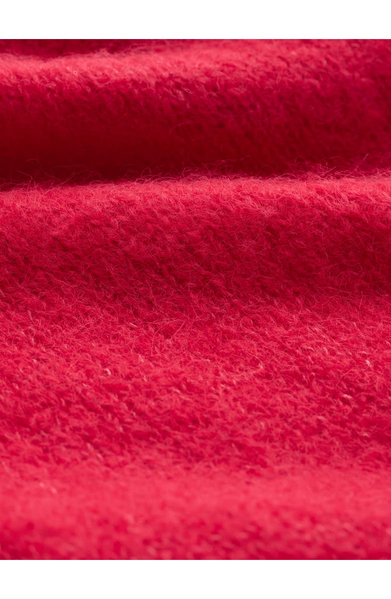 Celtic & Co. ALPACA COTTON SLOUCH CARDIGAN, Alternate, color, Raspberry / Oatmeal