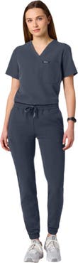 JAANUU Jace Women's 7-Pocket Skinny Scrub Jogger