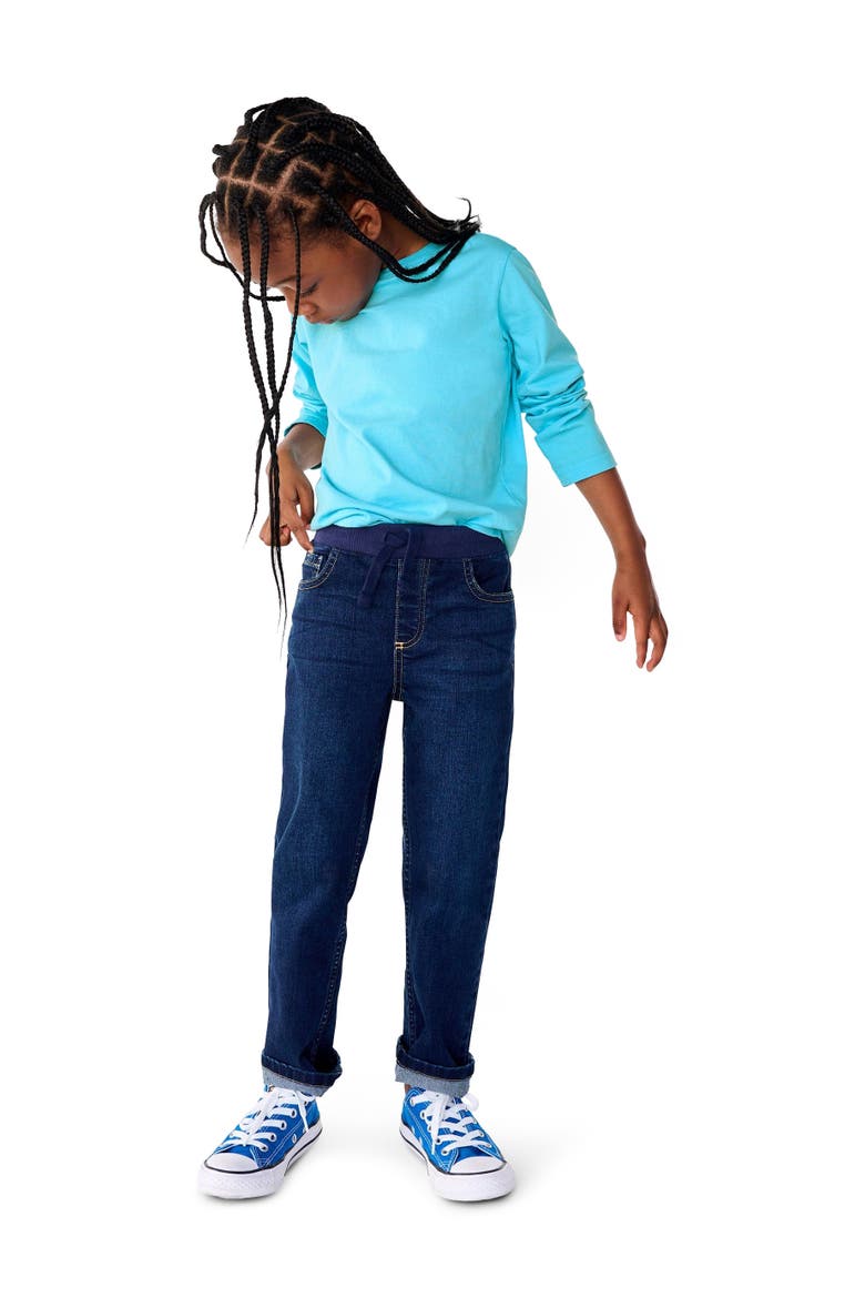 Kids Pull-On Jean, Alternate, color, Dark Wash