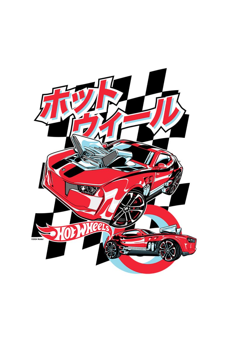 Boy's Hot Wheels Futuristic Twinduction  Graphic T-Shirt, Alternate, color, White