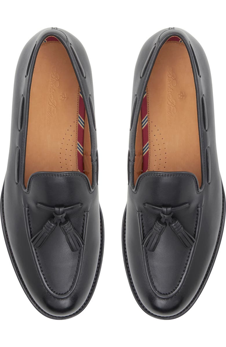 Brooks Brothers Charlton Tassel Loafer, Alternate, color, Black
