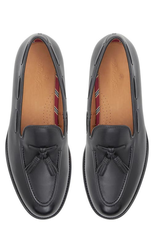 Brooks Brothers Charlton Tassel Loafer In Black