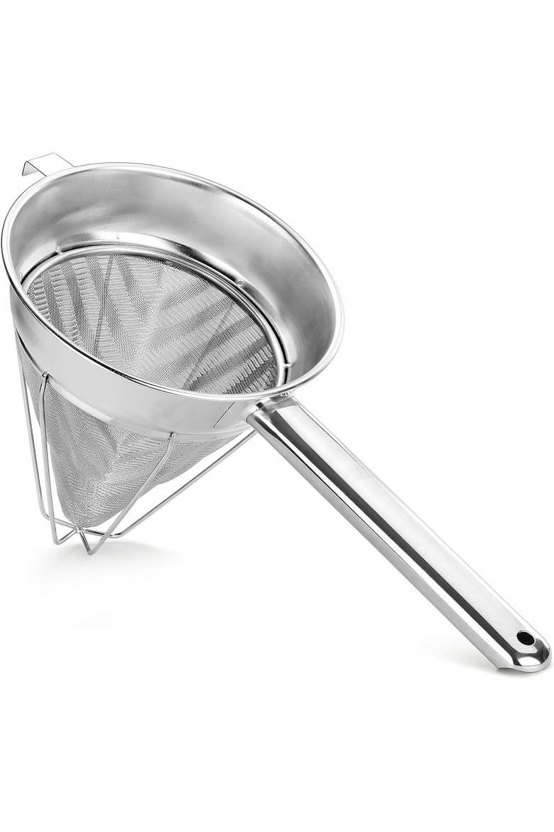 Stainless Steel Chinois/China Cap Strainer, Main, color, Silver