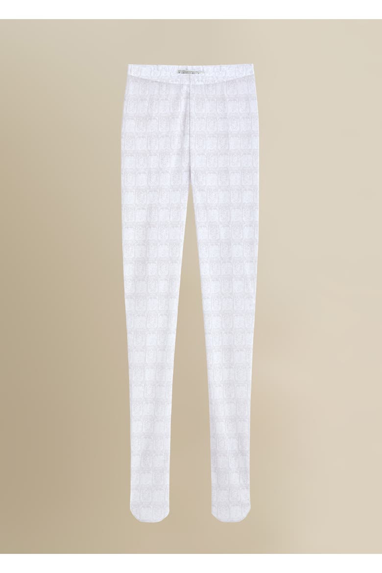 Tarot Durable Comfortable Graphic Mesh Tights, Main, color, White