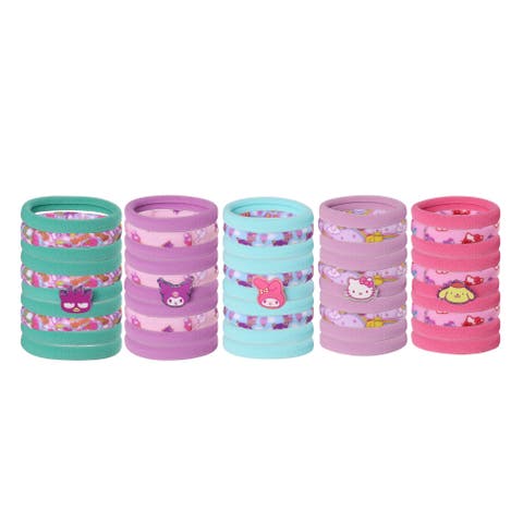 Hair Ties in Bulk 50 Pieces Sanrio Hair Accessories