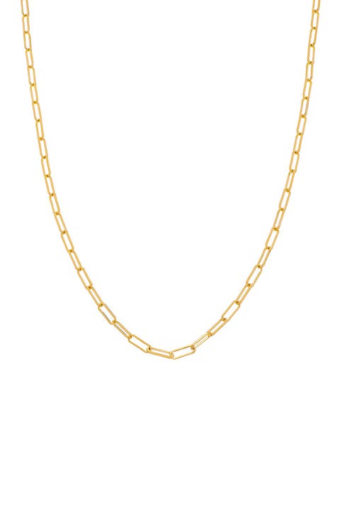 Paper Clip Chain Necklace