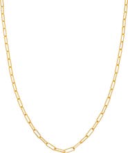 Sethi Couture Paper Clip Chain Necklace