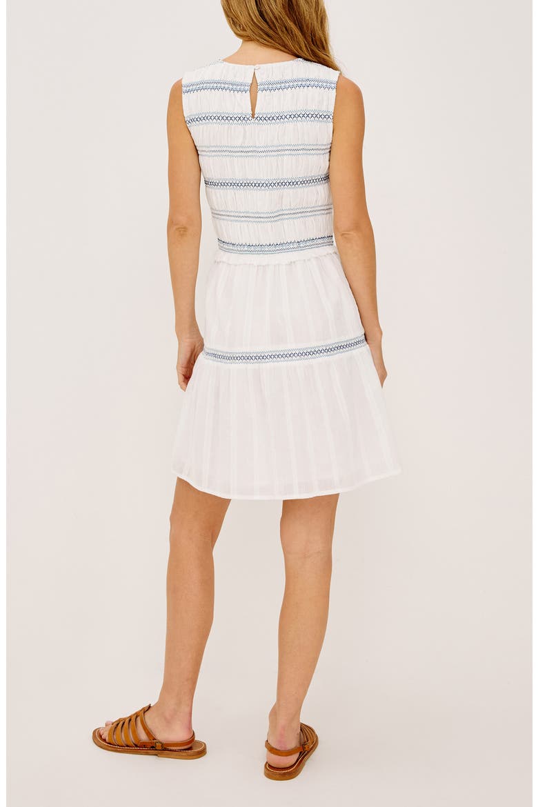 Elia Sleeveless Minidress, Alternate, color, WHITE