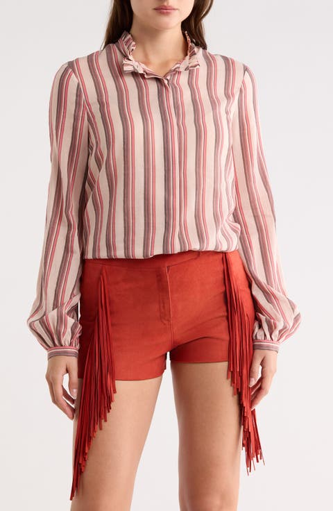 Stripe Button-Up Shirt
