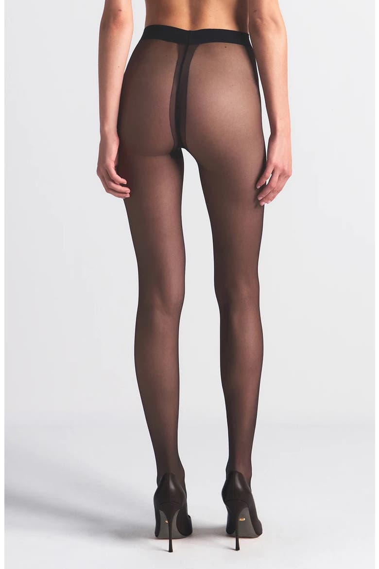 Hosiery Sheer Tights, Alternate, color, ONYX