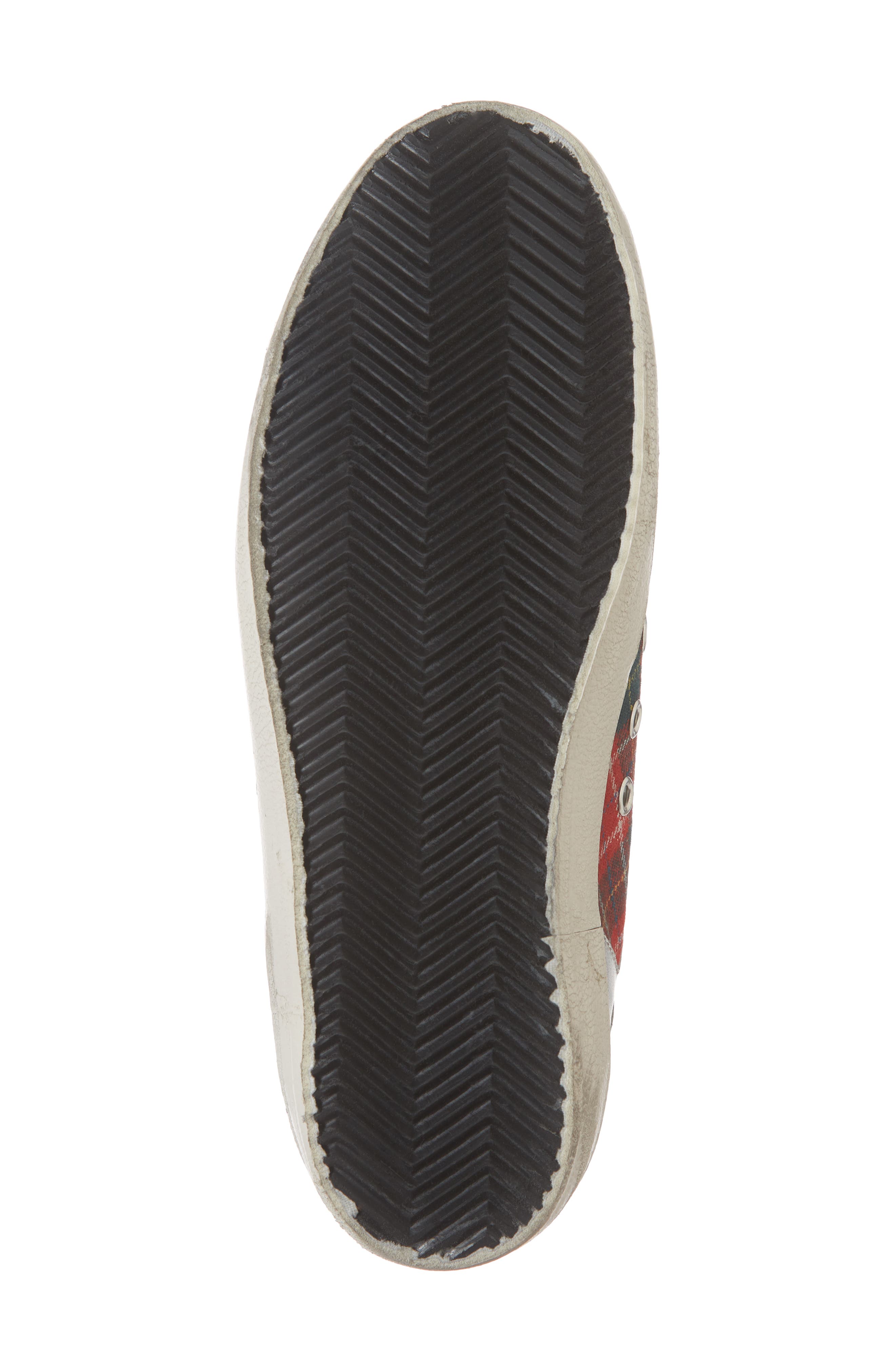 Superstar Plaid Sneaker (Nordstrom Exclusive), Alternate, color, GREY/ RED