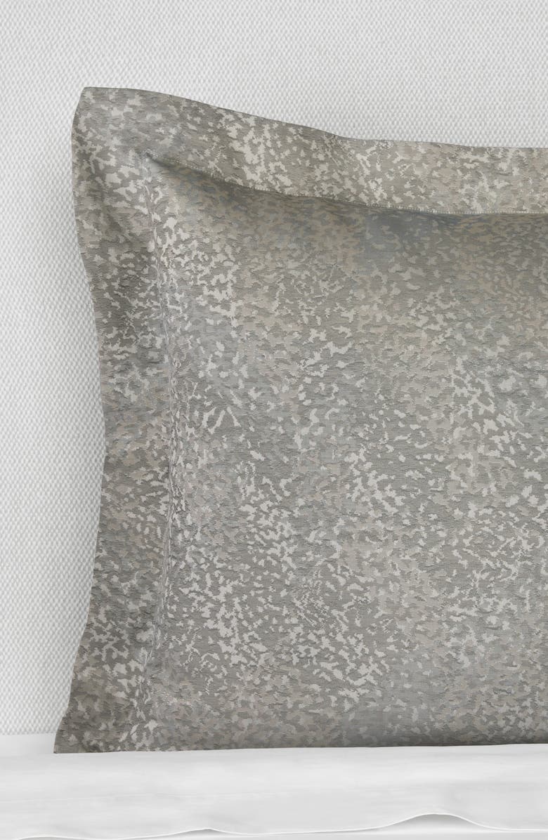 SFERRA Bione Sateen Pillow Sham, Alternate, color, Slate