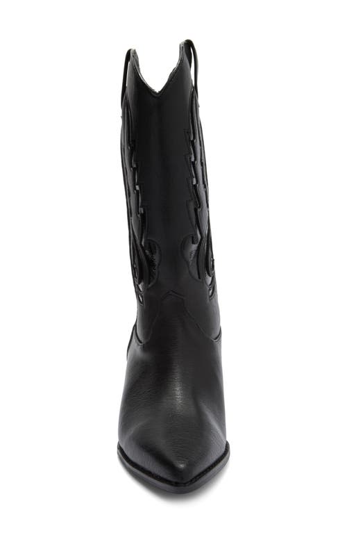 Billini Norva Western Pointed Toe Boot In Black