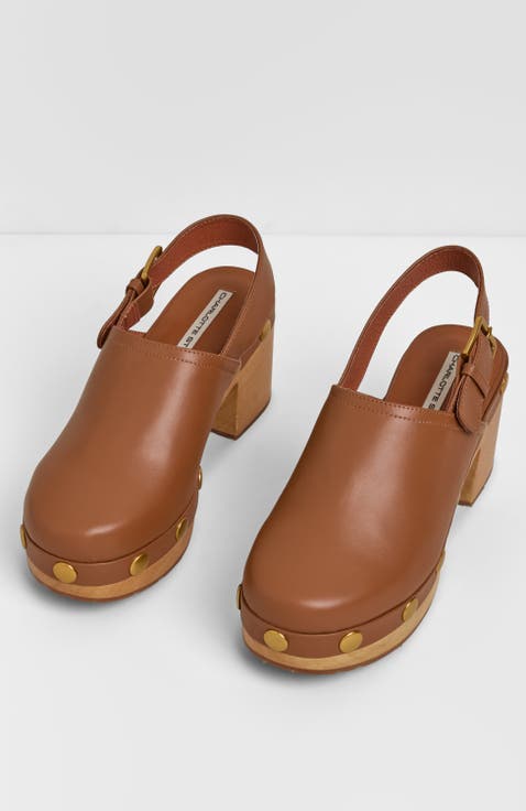 Jori Slingback Platform Studded Clog