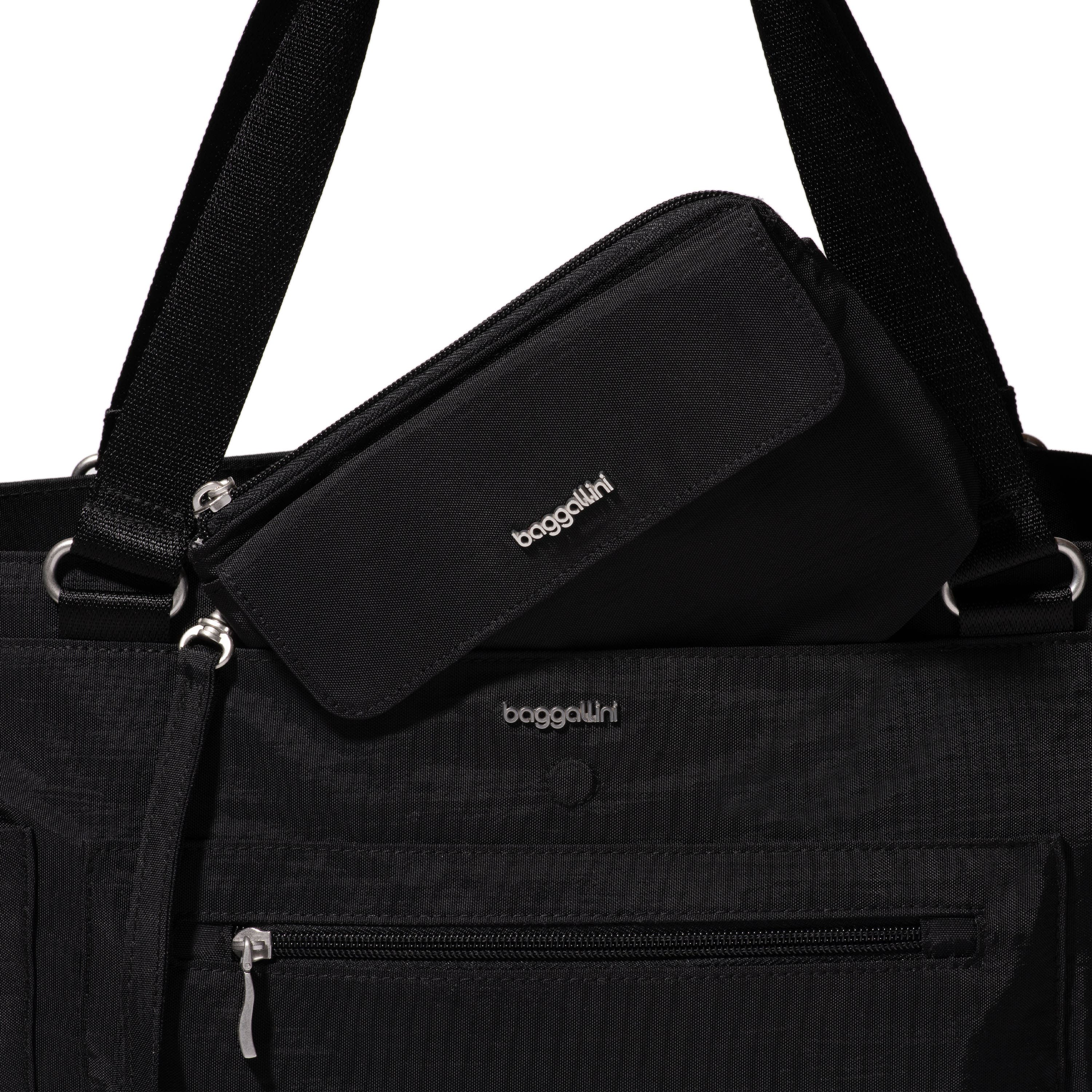 BAGGALLINI Modern Avenue Tote with Wristlet, Alternate, color, Black