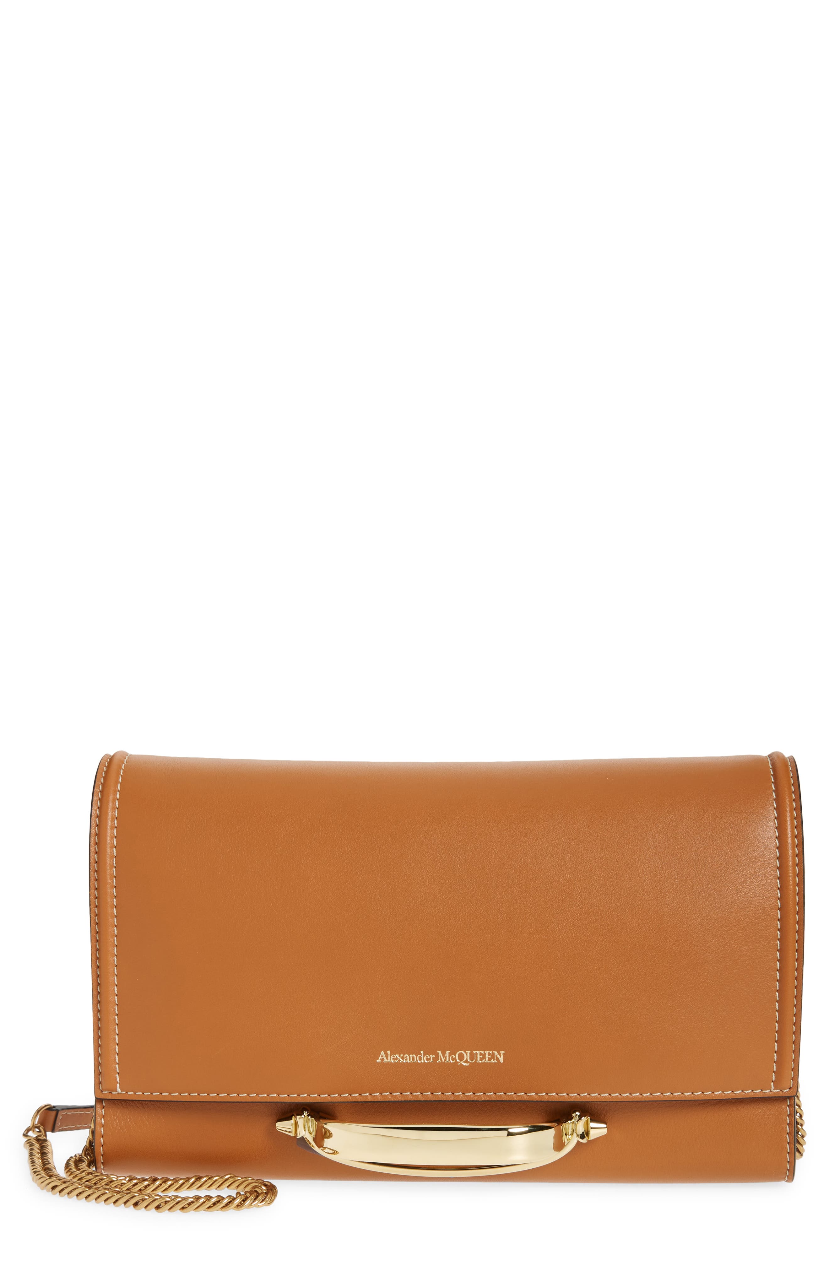 McQueen Alexander McQueen The Story Leather Crossbody Bag, Main, color, 