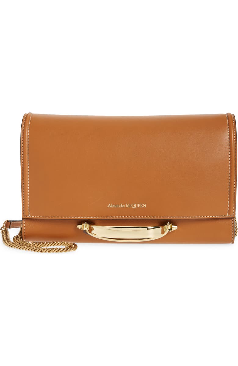 McQueen Alexander McQueen The Story Leather Crossbody Bag, Main, color,