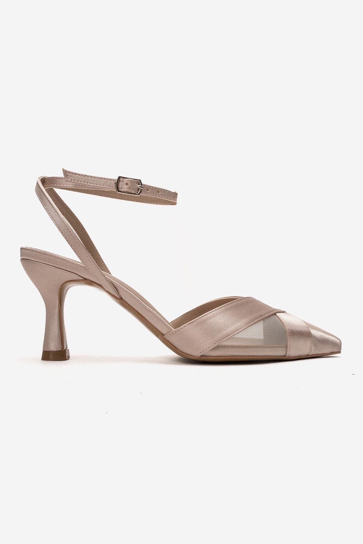 Estela Stiletto Pump, Alternate, color, Beige Satin
