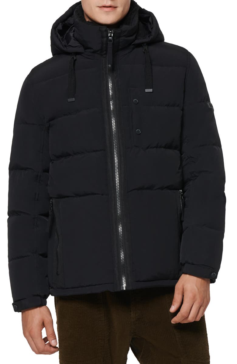 Marc New York Hubble Faux Fur Collar Water Resistant Puffer Coat, Alternate, color, 