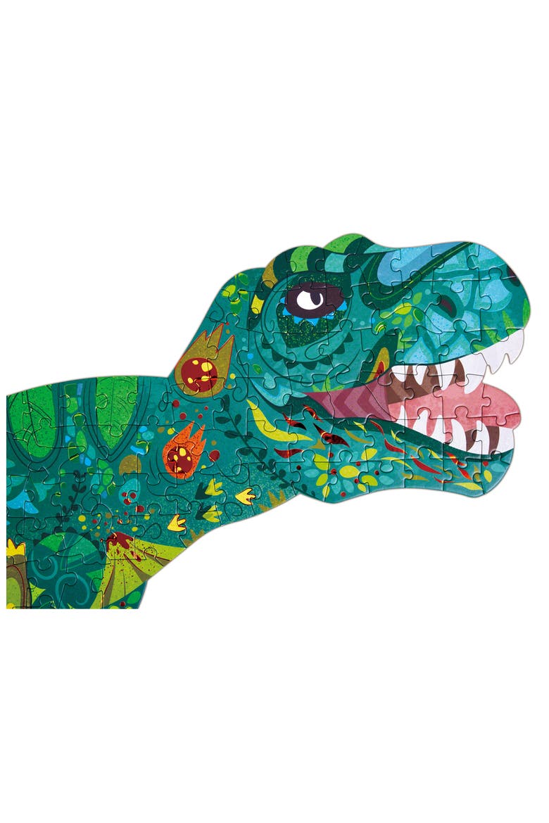 Dinosaur Shimmer 202-Piece Floor Puzzle, Alternate, color, MULTIPLECOLOR