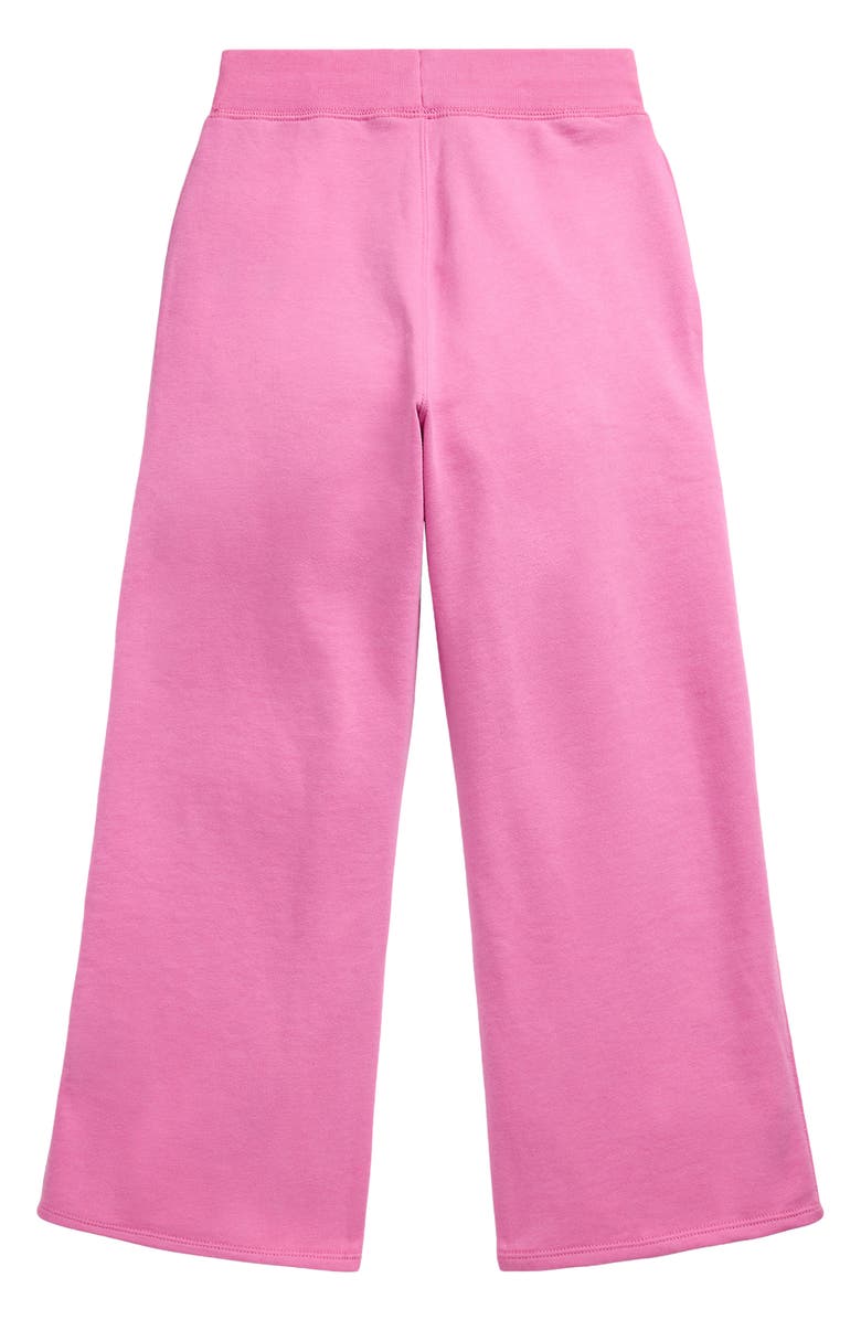 Polo Ralph Lauren Kids' French Terry Wide Leg Pants, Alternate, color,