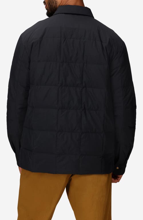 Marmot Ares 700 Fill Power Down Shacket In Black