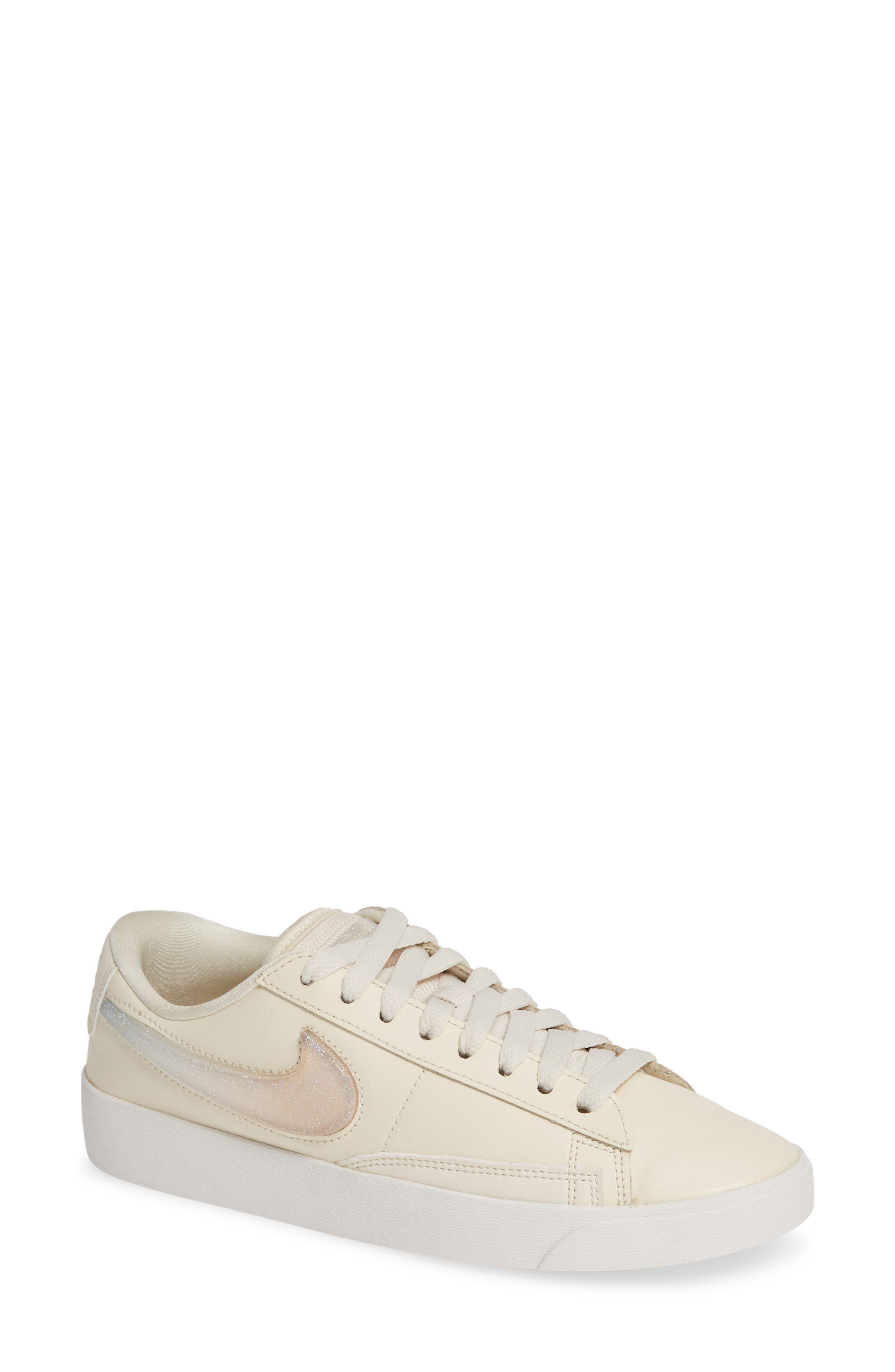 Blazer Low LX Sneaker, Main, color, PALE IVORY/ GUAVA ICE/ WHITE
