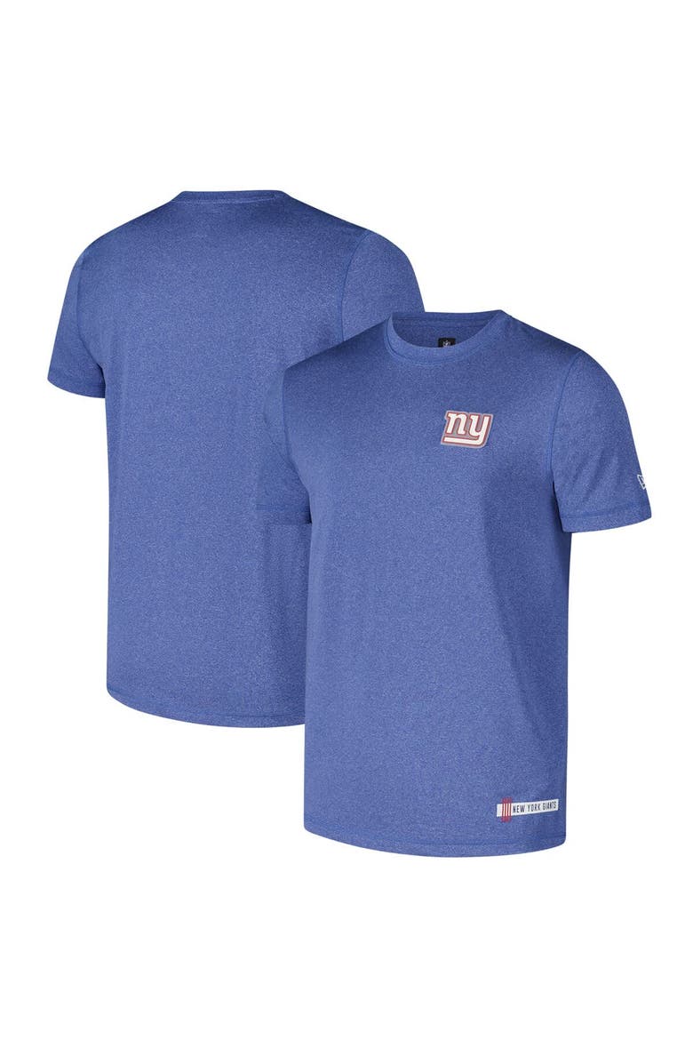 Men's New Era Heather Royal New York Giants 2024 NFL Training Camp T-Shirt, Main, color, Heather Royal