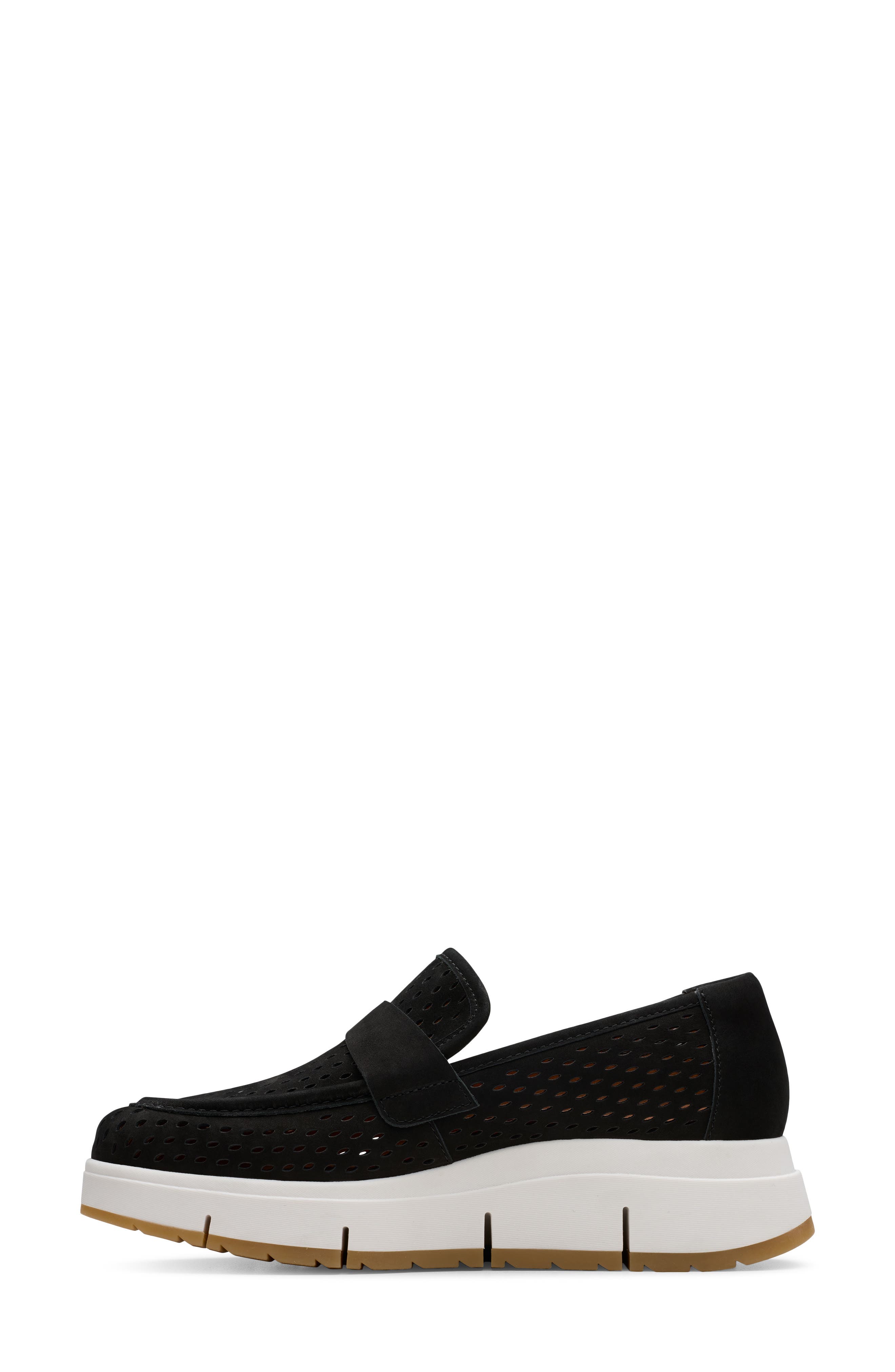 Clarks<sup>®</sup> Loriini Edge Platform Wedge Loafer, Alternate, color, 
