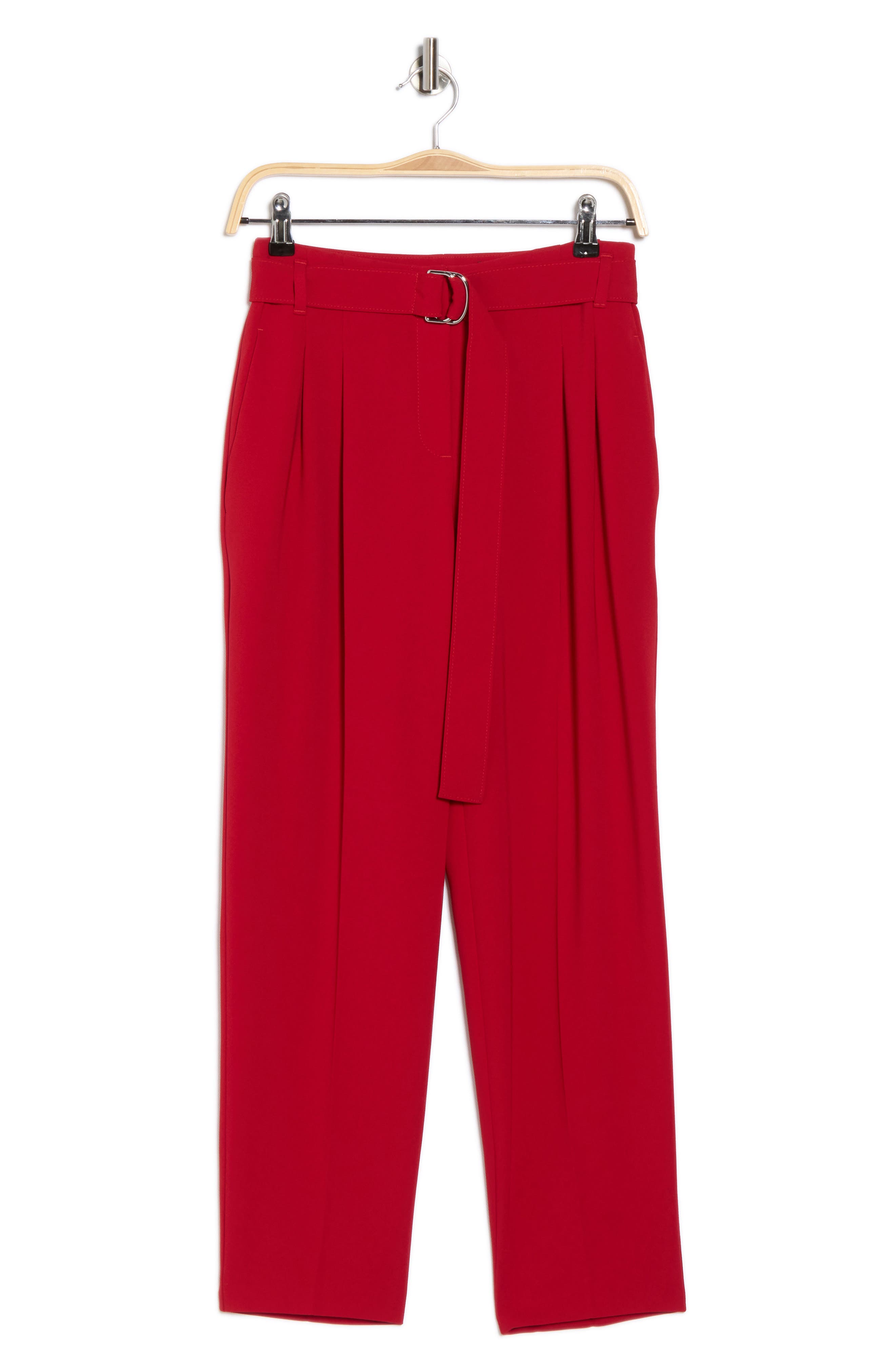BOSS Tapiah Double D-Ring Belted Trousers (Women) | Nordstromrack
