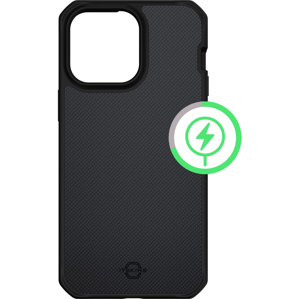 ITSkins Ballistic_R Nylon MagSafe Case for Apple iPhone 15 Plus / iPhone 14 Plus in Black at Nordstrom