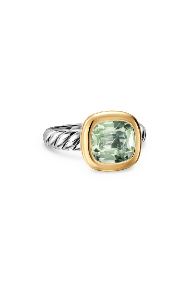 Mercer® Color Stone Ring, 10mm, Alternate, color, PRASIOLITE