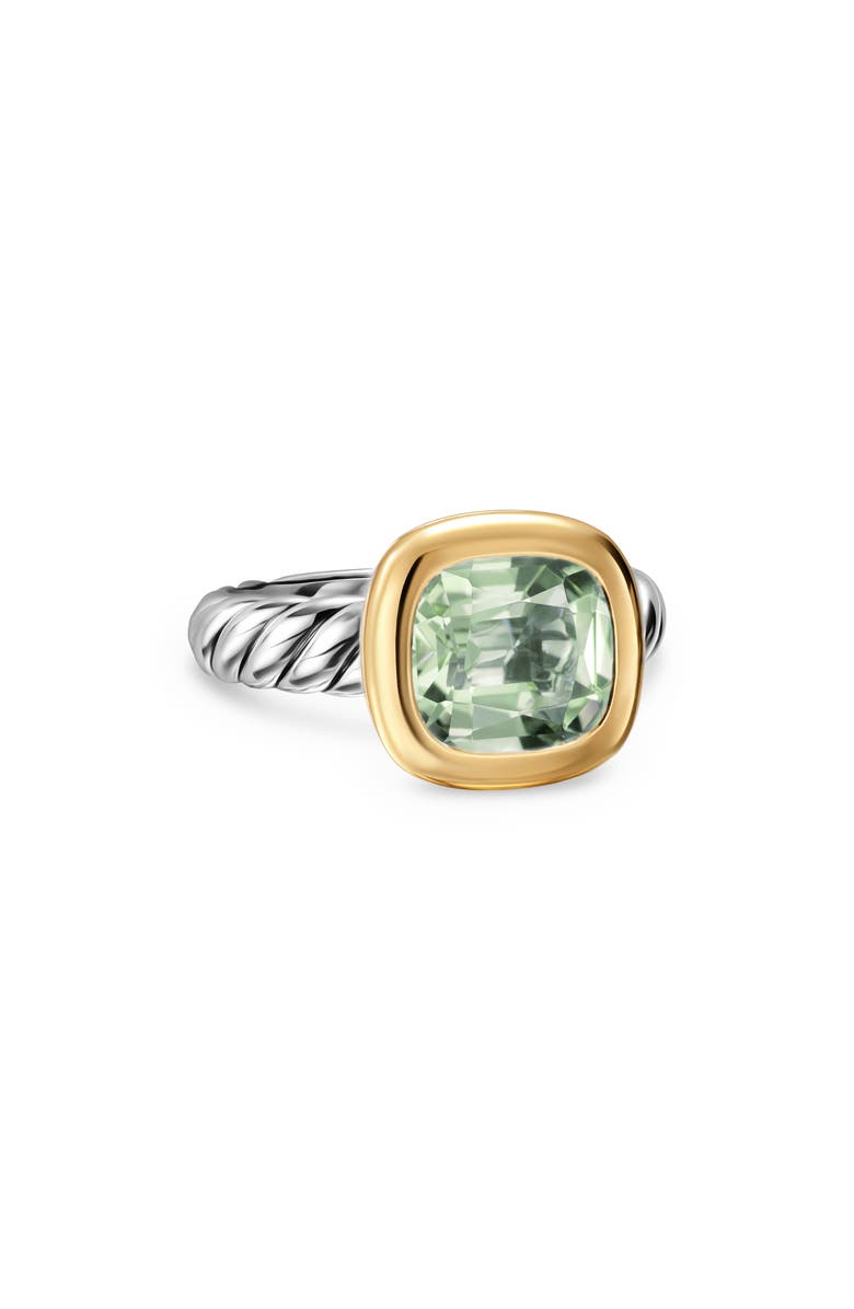 David Yurman Mercer<sup>®</sup> Color Stone Ring, 10mm, Alternate, color, Prasiolite
