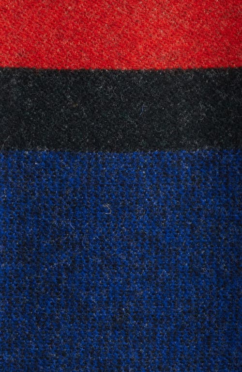 Pendleton Plaid Virgin Wool Duffle Coat In Multi