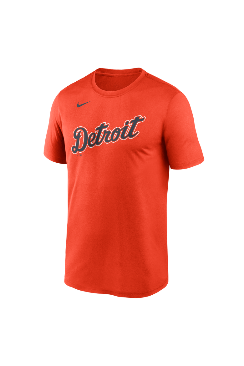 Men's Nike Orange Detroit Tigers New Legend Wordmark Dri-FIT T-Shirt, Alternate, color, Orange