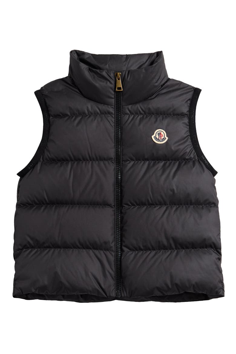 Kids' Prudence Down Puffer Vest, Main, color, BLACK