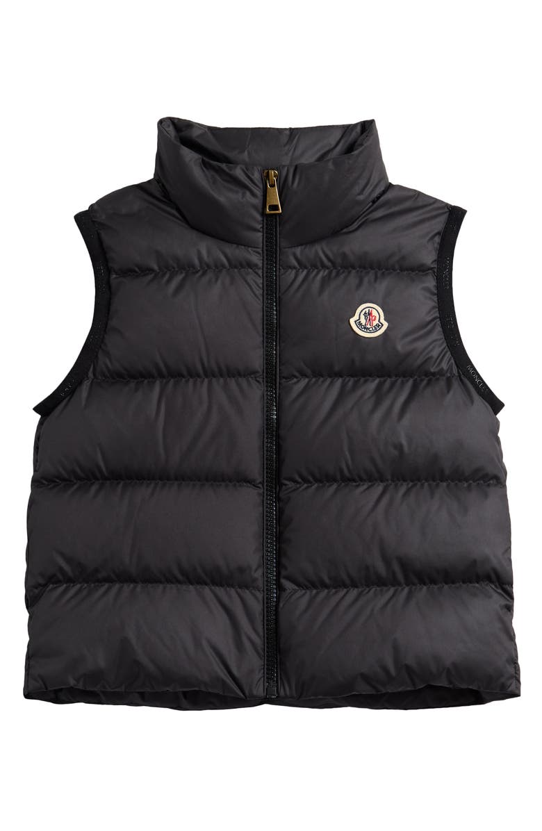 Moncler Kids' Prudence Down Puffer Vest, Main, color, Black